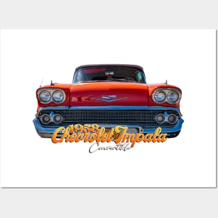 1958 Chevrolet Impala Convertible Posters and Art